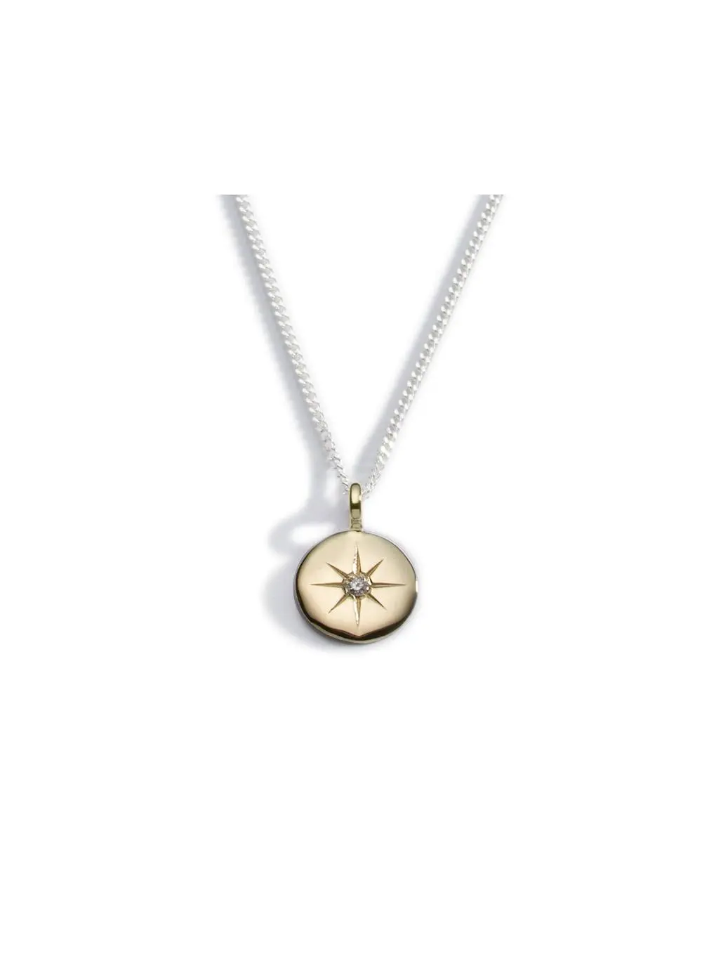 9ct Gold Light My Way Diamond Pendant